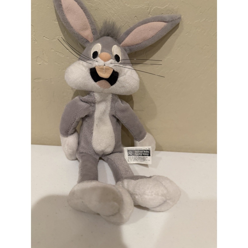 Bugs Bunny Plush Warner Bros Studio Store 1998 Looney Tunes 12"‎ Stuffed Toy